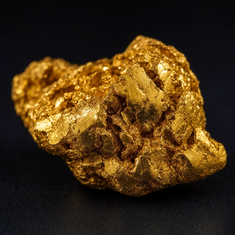 Alaska placer gold nugget 3.2 grams from Fairbanks Alaska